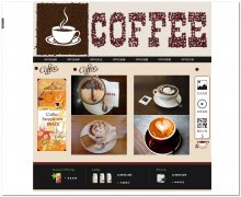 编号：025 coffee 8页面 有视频 有鼠标经过特效 css布局加表格