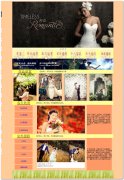 编号：055婚纱礼服 7页面 有视频 有音乐 有鼠标经过图片变换的特效 css加表格布局