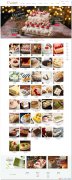 编号：153关于甜点门店 16页面css布局 有flash 有登录注册表单 带设计报告