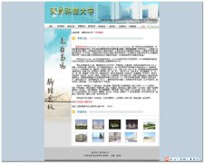 编号：284南昌科技大学 17页面表格布局 有flash 有论文
