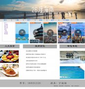 编号：874 海南网页 5页 鼠标经过特效 有视频 CSS布局 30元