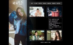 编号：1058迪丽热巴网站 15个页面 有视频  60元 CSS布局