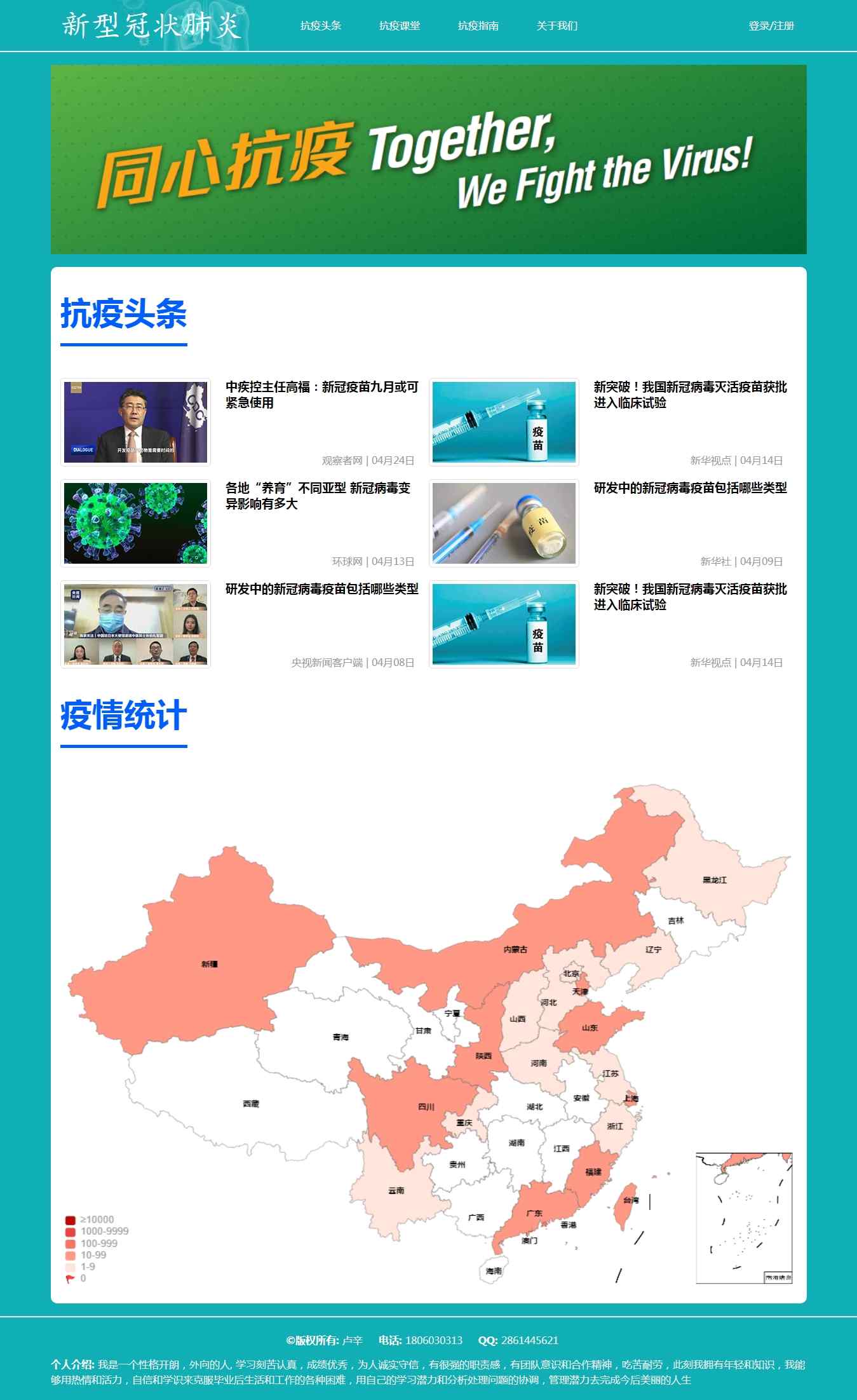 编号：1222 新冠疫情  有音乐  5页  有报告  注册表单  40元